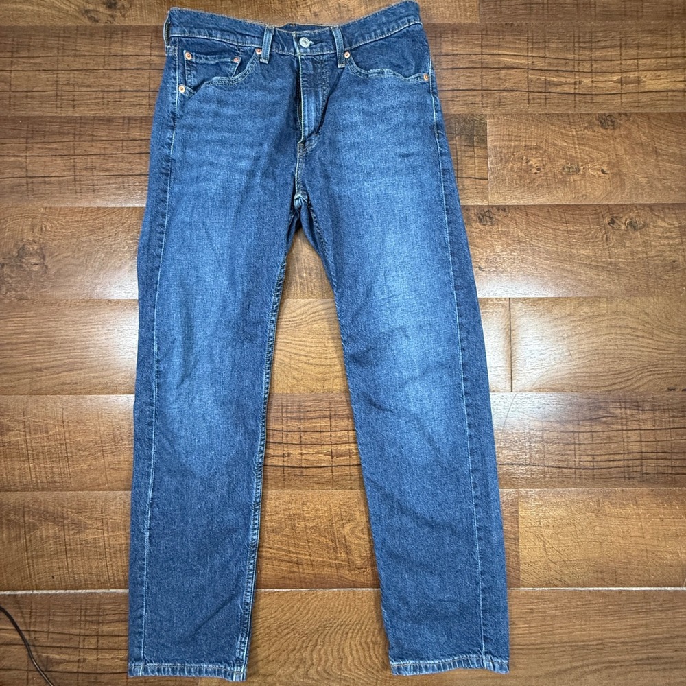 Levi's 505 Jeans Mens 32x30 Blue Regular Fit Straight Leg Medium Wash Denim